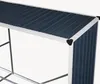 A close-up view of the corner and top edge of a firewood storage rack. Podgląd zdjęcia produktu