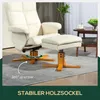 HOMCOM Relaxsessel mit Hocker, Stauraum, Fernsehsessel mit Produktbild-Vorschau 7