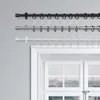Stilgarnitur Schwarz 120-220 cm – ausziehbare Metall Produktbild-Vorschau 9