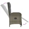 A side view of a recliner chair with cushions, showing its adjustable features. Voir les images du produit