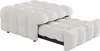 Schlafsofa mit Ausziehbett & Fußhocker, 2in1 Polsterbett Produktbild-Vorschau 11