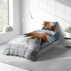 Kinderbettwäsche Mädchen 135x200 cm Pferde Fohlen Tiere Produktbild-Vorschau 3