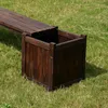 Kondela Gartenbank aus Holz mit Pflanzkästen Sasil - braun Produktbild-Vorschau 15
