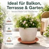 Podstawka pod doniczkę Mira terakota Ø 17cm - okrągła Podgląd zdjęcia produktu 2