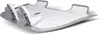 A white and gray baby bathtub insert is shown from a diagonal angle on a white background. Produktbild-Vorschau