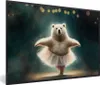 MuchoWow® Gerahmtes Poster Bär - Rock - Ballett - Porträt - Produktbild-Vorschau 1