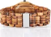 Alienwork Armbanduhr Herren Damen Braun Holz-Armband Produktbild-Vorschau 5
