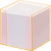 Folia Zettelbox transparent grün inkl. 800 Notizzettel Produktbild-Vorschau 3