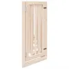 A light-colored wooden pet gate is shown against a white background. Anteprima dell’immagine prodotto