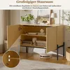 Modern dressoir met 2 deuren en metalen poten, ideaal als Productafbeelding-voorbeeld 3