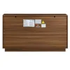 Credenza Merax con 4 ante nere, cassettiera con 2 cassetti, Anteprima dell’immagine prodotto 11