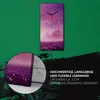Wanduhr Bürouhr Leinwand Bild Geräuschlos 30x60 Kunst Produktbild-Vorschau 5
