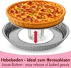 Edelstahl Backform Quiche und Tarteform – 28 cm, mit Produktbild-Vorschau 5
