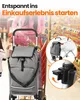 Einkaufstrolley klappbar mit Kühlfach 55 L – Shopping Produktbild-Vorschau 4