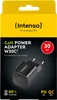 The image shows the packaging of a black Intenso GaN power adapter. Anteprima dell’immagine prodotto