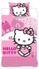 Hello Kitty Rosa Bettwäsche Set 2 tlg 135 x 200 cm 100% Produktbild-Vorschau 1