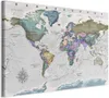 Italienischer Leinwand Leinwandbild - World Destinations (1 Produktbild-Vorschau 1