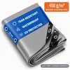 NEMAXX® telone 450 g/m² 5×3 m grigio occhielli alu Anteprima dell’immagine prodotto 1
