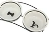 TRIXIE Napf-Set, Keramik/Metall - weiß/schwarz - 2 × 1,6 Produktbild-Vorschau 1