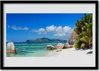 Bild 100x70 MDF-Rahmen Wandkunst Ocean Beach Landschaft Produktbild-Vorschau 1