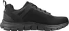 Side view of a black Skechers men's athletic shoe. Anteprima dell’immagine prodotto