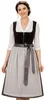 Dirndl Bidingen 65cm Länge lakritz 38 Produktbild-Vorschau 5