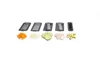 ERNESTO® Multireibe, 7-teilig, Edelstahlklingen (grau) - Produktbild-Vorschau 4