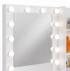Aga Coiffeuse avec miroir et éclairage Blanc mat Voir les images du produit 2