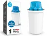 A product shot of a Dafi water filter cartridge and its packaging. Podgląd zdjęcia produktu