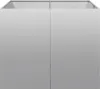 vidaXL Fioriera 100x100x80 cm Acciaio zincato Anteprima dell’immagine prodotto 4