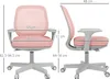 Vinsetto Fauteuil de bureau, chaise de bureau ergonomique Voir les images du produit 5