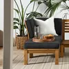 home24 Loungegruppe - 3-teilig - Webstoff / Akazie Massiv Produktbild-Vorschau 3