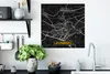 MuchoWow® Poster Gold - Deutschland - Karte - Stadtplan - Produktbild-Vorschau 3