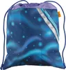 A drawstring bag with a galaxy-like print. Produktbild-Vorschau