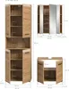 Badezimmer-Set >Ice< in artisan oak - 135x185x30cm Produktbild-Vorschau 5