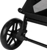 Close-up of a stroller wheel and frame. Produktbild-Vorschau