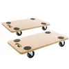 AREBOS Rollbrett 6er Set | Möbelroller bis 200 kg, inkl. Produktbild-Vorschau 7