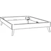 HASENA Trento Bett Calvari Nussbaum 2023 160x200 Produktbild-Vorschau 12