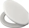 A white toilet seat is shown from a slightly elevated angle against a white background. Produktbild-Vorschau