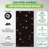 Kletterwand Outdoor mit bunten Klettersteinen und Produktbild-Vorschau 2
