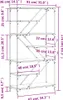 vidaXL Knihovna Smoked Oak 91x36x176 cm Dřevěná konstrukce Náhled obrázku produktu 8