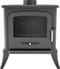 A freestanding cast iron wood-burning stove. Anteprima dell’immagine prodotto