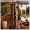 NovaTerra Solardusche 60L schwarz inkl. Bodenelement aus Produktbild-Vorschau 5