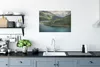 MuchoWow® Poster Ein Zug entlang des blauen Wassers 90x60 Produktbild-Vorschau 4
