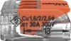 Wago 221-613 3 Leiter 6qmm transparent Klemme (30 Stück) Produktbild-Vorschau 2