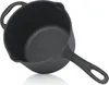 BBQ-Toro Gusseisen Stielkasserolle mit Deckel | 2 Liter | Produktbild-Vorschau 4