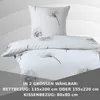 Dreamhome Baumwoll-Bettwäsche 2-teilig, 135 × 200 + 80 × 80 Produktbild-Vorschau 5