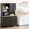 HOMCOM Buffet de cuisine armoire de cuisine buffet de salle Voir les images du produit 8