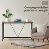 IvoQ Table d'Appoint Industrielle - Table Console Bois & Voir les images du produit 4