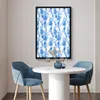 MuchoWow® MuchoWow® Gerahmtes Poster Blumen - Blau - Produktbild-Vorschau 5